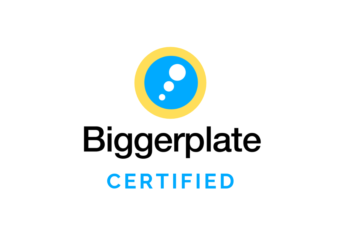 Biggerplate Certified