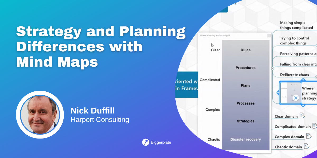 Strategy and Planning Differences with Mind Maps