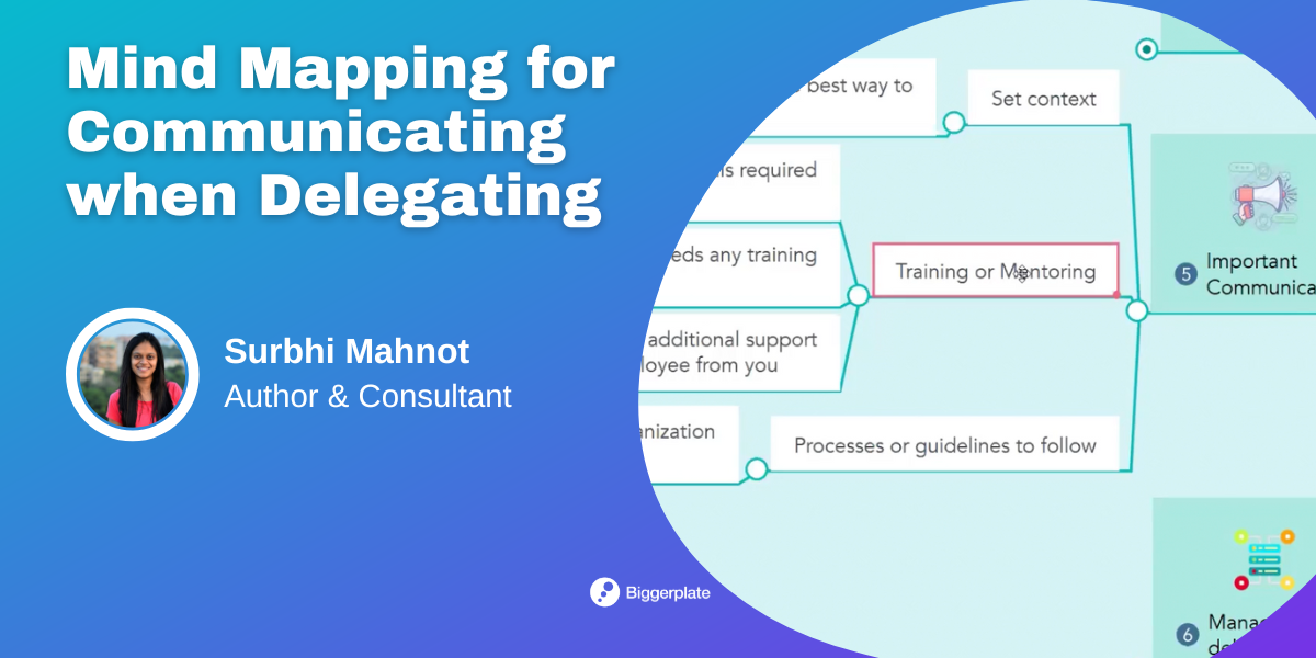Mind Mapping for Communicating when Delegating