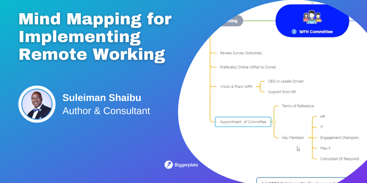 Mind Mapping for Implementing Remote Working