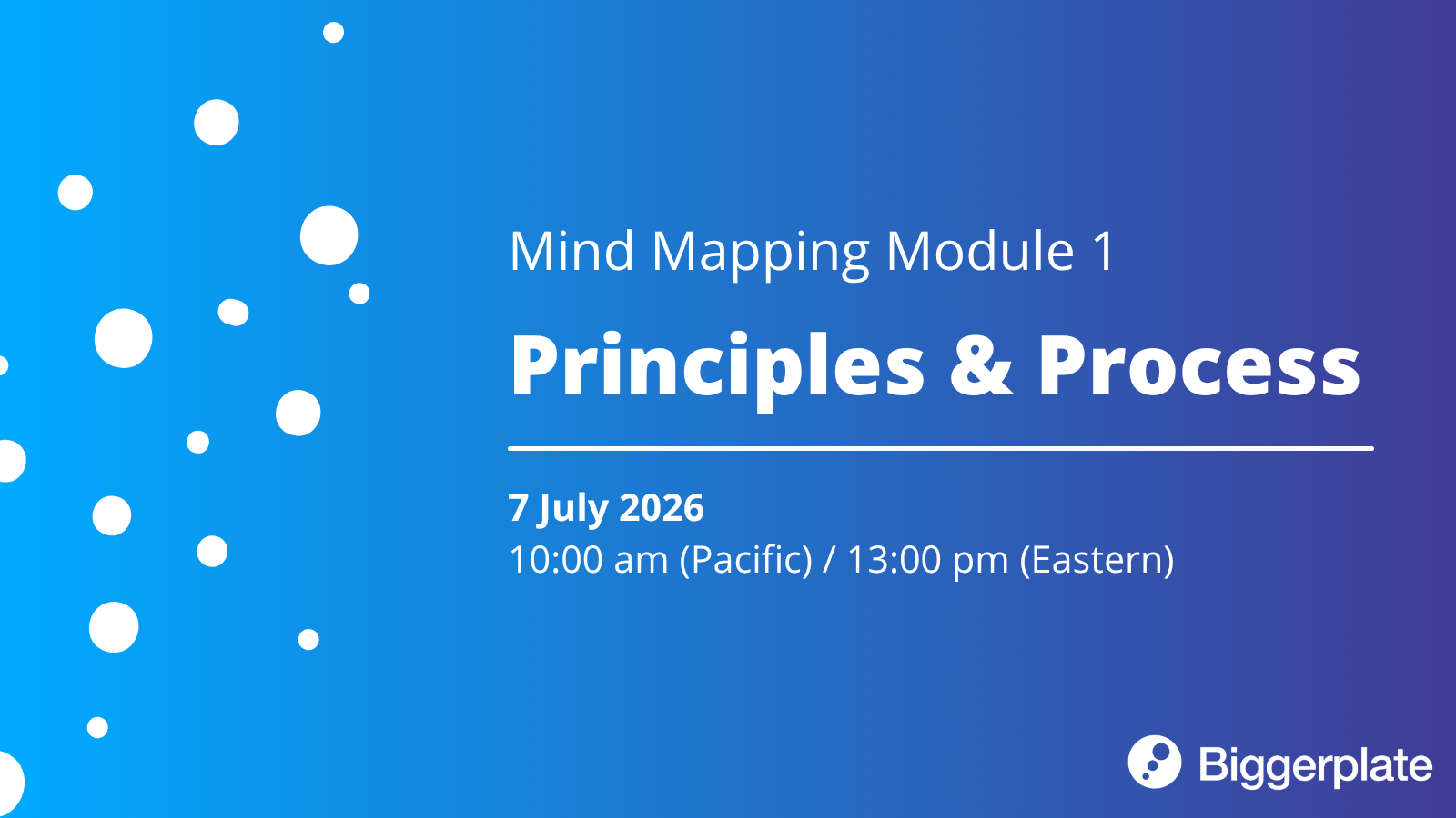 Module 1: Principles & Process
