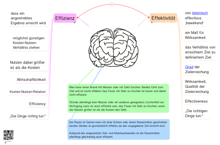 Effektivit&#228;t vs. Effizienz