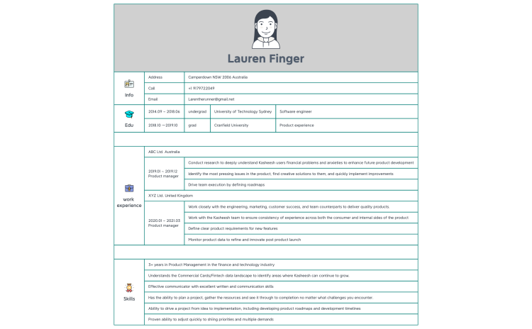 Resume.xmind