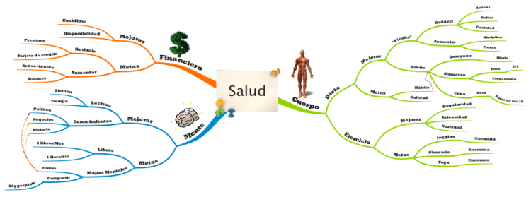 iMindMap Mapa Mental de la Salud mind map Biggerplate