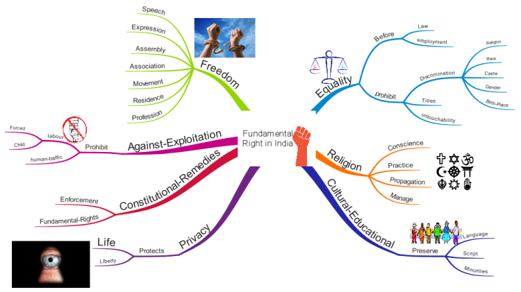 Indian Constitution Chart