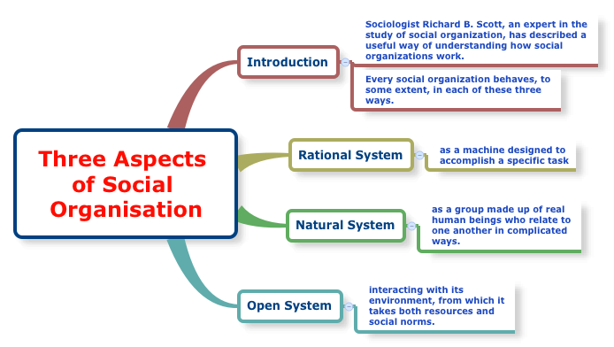 Three Aspects of Social Organisation