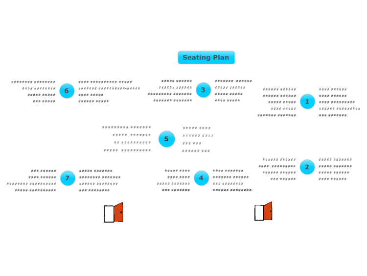 Table Plan Example