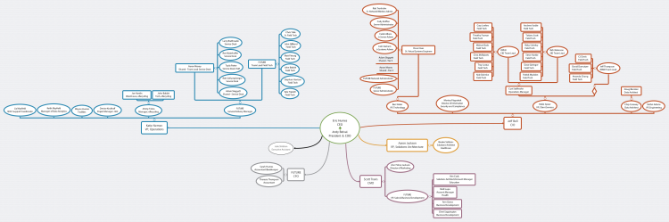 Mind Map Organizational Chart